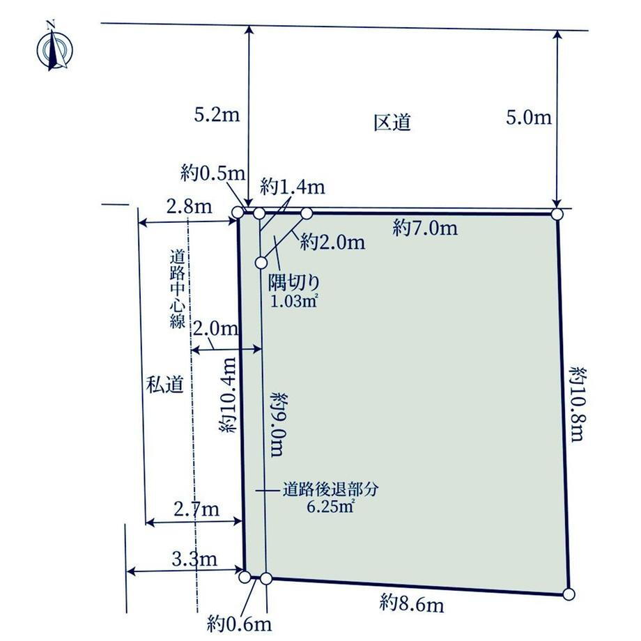 東京都大田区北千束１ 大岡山駅 土地 物件詳細