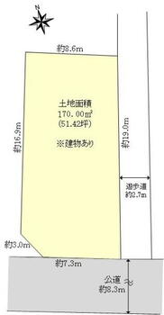 中町２（東小金井駅）　８９８０万円 土地価格8980万円、土地面積170m<sup>2</sup> 