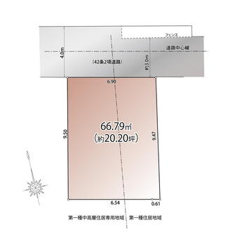 新宿区新宿６丁目 土地価格9580万円、土地面積66.79m<sup>2</sup> 敷地面積は約20坪。2LDK+S PLANの参考プランをご用意しております。お気軽にお問い合わせください。