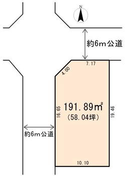 元宿２（高坂駅）　２３２２万円 土地価格2322万円、土地面積191.89m<sup>2</sup> 