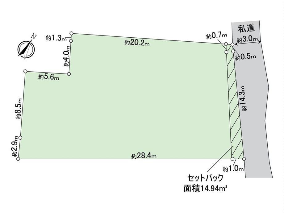 神奈川県横浜市中区鷺山 石川町駅 土地 物件詳細