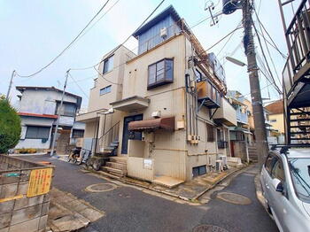 三宿１（三軒茶屋駅）　６４８０万円 土地価格6480万円、土地面積48.77m<sup>2</sup> 現地写真