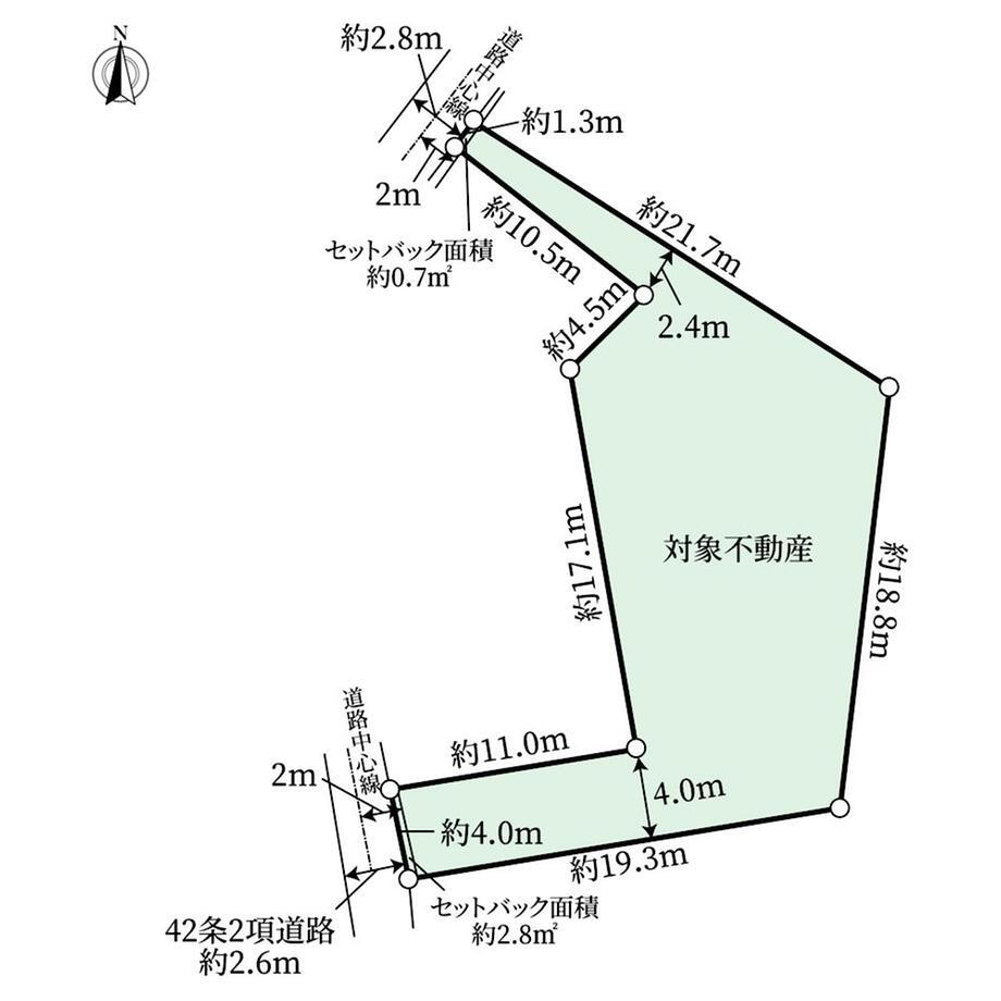 和田１（星川駅）　６２８０万円 土地価格6280万円、土地面積324.11m<sup>2</sup> 