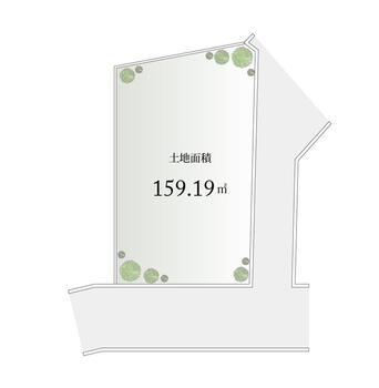 野毛２（等々力駅）　１億２４００万円 土地価格1億2400万円、土地面積159.19m<sup>2</sup> ■区割り図■