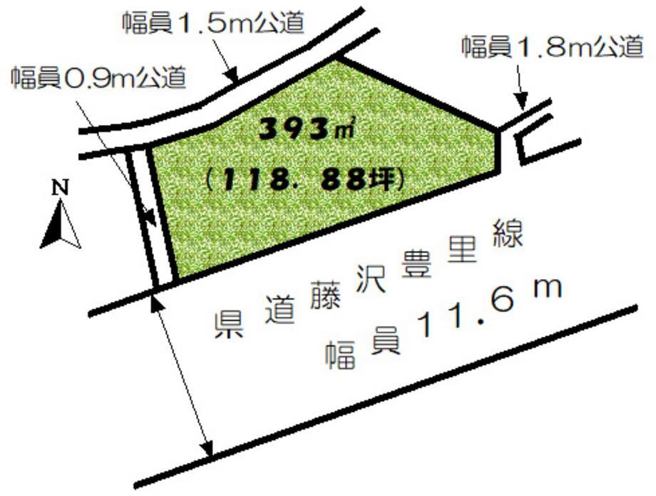 要元上口の堀（つくば駅）　８３０万円 土地価格830万円、土地面積393m<sup>2</sup> 