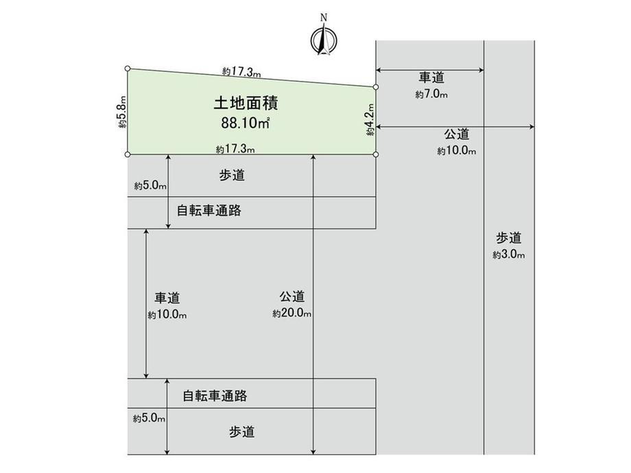 東京都世田谷区梅丘２ 梅ヶ丘駅 土地 物件詳細
