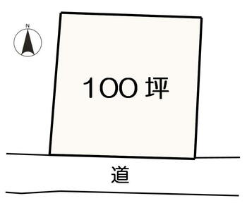 菱町４（西桐生駅）　１０００万円 土地価格1000万円、土地面積330.58m<sup>2</sup> 地形図