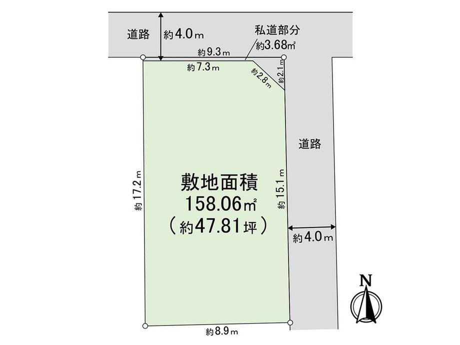 埼玉県さいたま市緑区道祖土２ 北浦和駅 土地 物件詳細