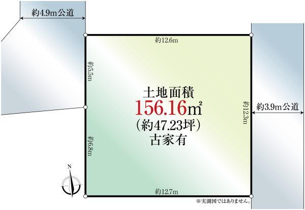 下連雀１　９９８０万円 土地価格9980万円、土地面積156.16m<sup>2</sup> 