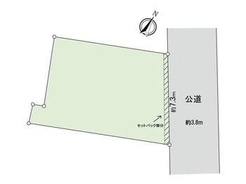 戸部町２（桜木町駅）　６７８０万円 土地価格6780万円、土地面積69.03m<sup>2</sup> 区画図