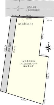 八広１（京成曳舟駅）　５０００万円 土地価格5000万円、土地面積162.22m<sup>2</sup> 