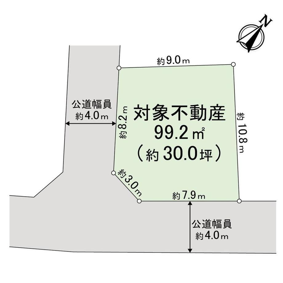 温水　１５８０万円 土地価格1580万円、土地面積99.2m<sup>2</sup> 