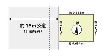 宮町３（大宮駅）　２９８０万円 土地価格2980万円、土地面積71.75m<sup>2</sup> 大宮駅徒歩８分！建築条件なし！お好きなハウスメーカーでお建てください！