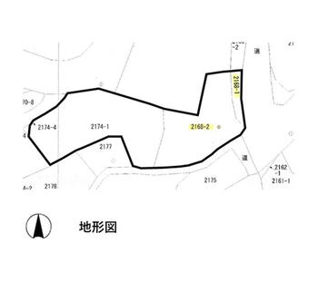 乗附町（高崎駅）　５００万円 土地価格500万円、土地面積1,307m<sup>2</sup> 公図