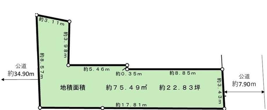 東京都北区王子３ 王子駅 土地 物件詳細