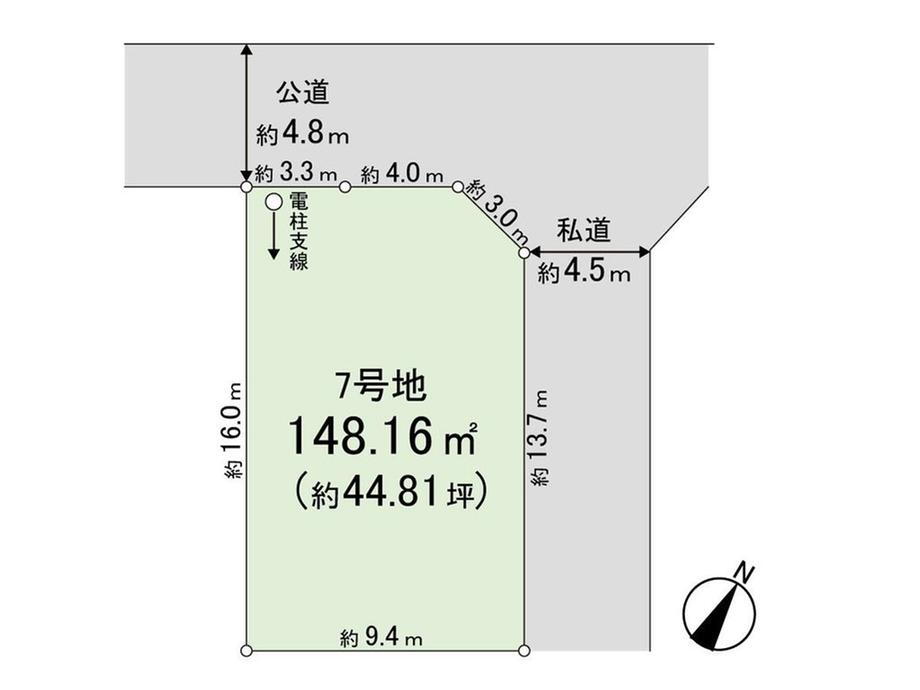 埼玉県鴻巣市松原３ 北本駅 土地 物件詳細