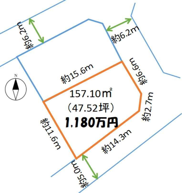 埼玉県坂戸市鶴舞３ 一本松駅 土地 物件詳細