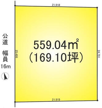 川口３（鷲宮駅）　２５００万円 土地価格2500万円、土地面積559.04m<sup>2</sup> 