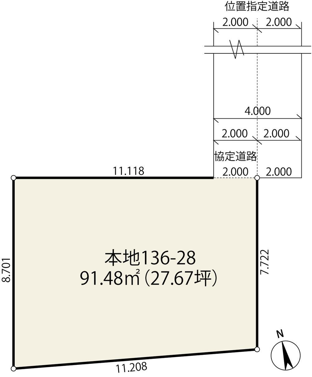 碑文谷６（学芸大学駅）　７６８０万円 土地価格7680万円、土地面積91.48m<sup>2</sup> 91平米の更地・建築条件はありません