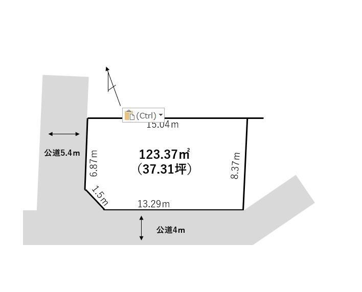 青柳３　２７９０万円 土地価格2790万円、土地面積123.37m<sup>2</sup> 