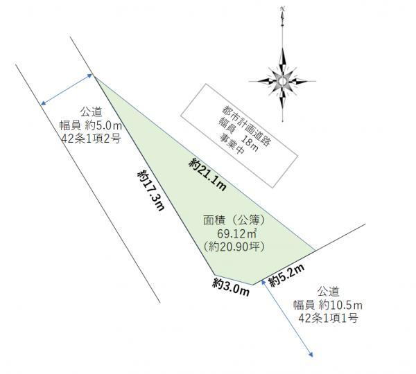 東京都清瀬市中清戸３ 清瀬駅 土地 物件詳細