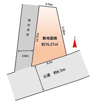 一之江７（一之江駅）　５０７０万円 土地価格5070万円、土地面積76.27m<sup>2</sup> 