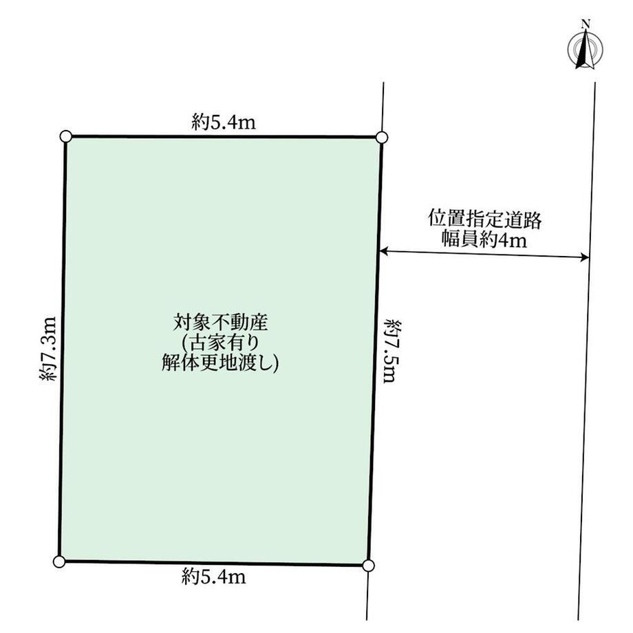 貫井３（富士見台駅）　３５８０万円 土地価格3580万円、土地面積40.32m<sup>2</sup> 