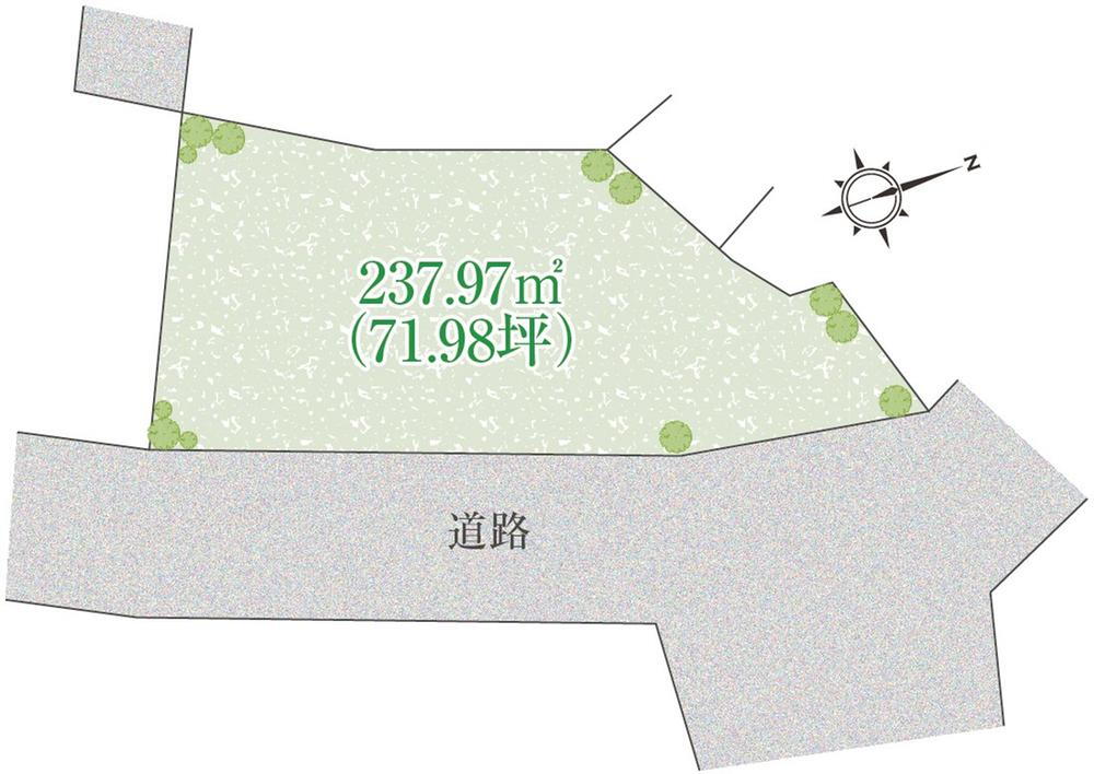 レオガーデン北習志野（建築条件なし売地） 土地価格1680万円、土地面積273.63m<sup>2</sup> 区画図