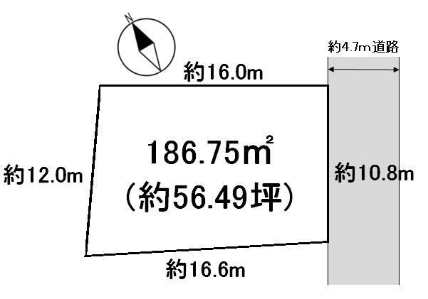 犬島４（犬島新町駅）　５１０万円 土地価格510万円、土地面積186m<sup>2</sup> 