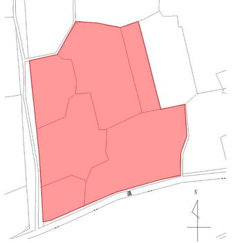 大字日滝（須坂駅）　１億１０００万円 土地価格1億1000万円、土地面積4,610.37m<sup>2</sup> 敷地形状図