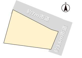 石田下町（神明駅）　３４０万円 土地価格340万円、土地面積112.39m<sup>2</sup> 