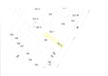 本町６（北三条駅）　３００万円 土地価格300万円、土地面積92.23m<sup>2</sup> 区画図