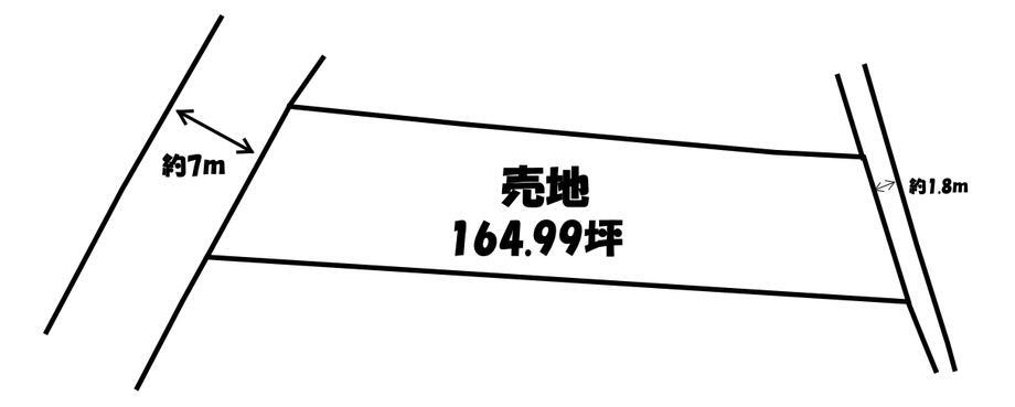 小笠原（小井川駅）　１２００万円 土地価格1200万円、土地面積545.43m<sup>2</sup> 