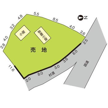 浄土寺町　１６５万円 土地価格165万円、土地面積545.32m<sup>2</sup> 