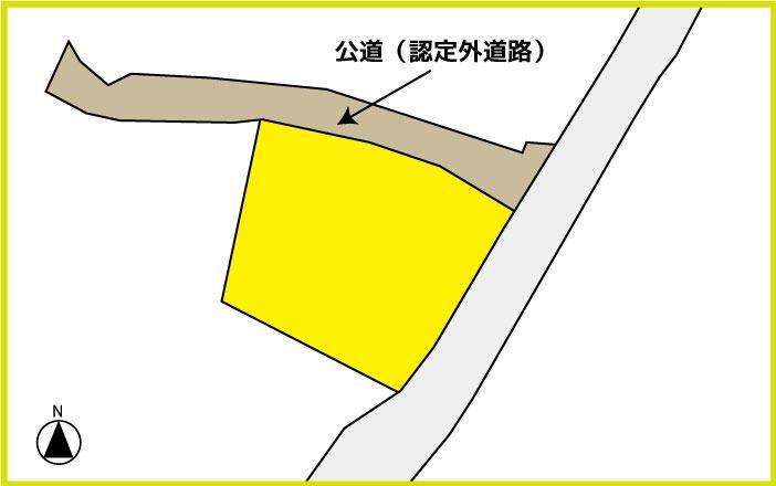 冷川（修善寺駅）　６００万円 土地価格600万円、土地面積396.92m<sup>2</sup> 伊豆市冷川　地形図