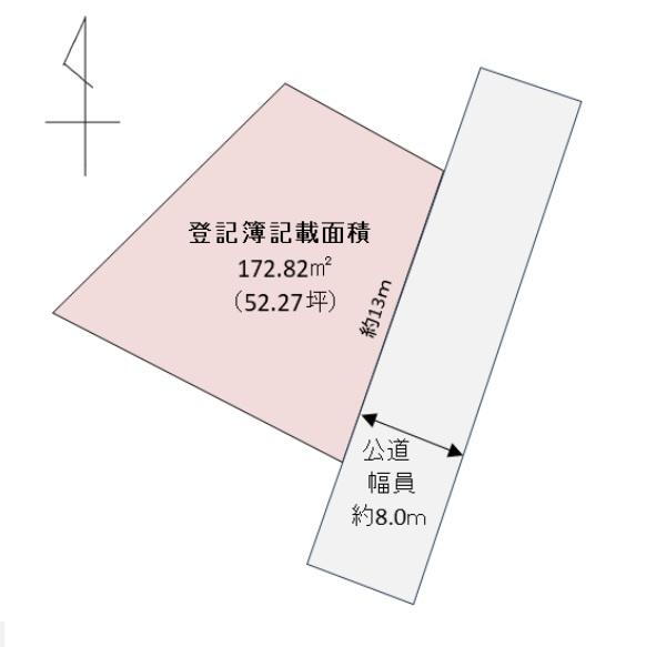蜆塚３（遠州病院駅）　２９８０万円 土地価格2980万円、土地面積172.82m<sup>2</sup> 
