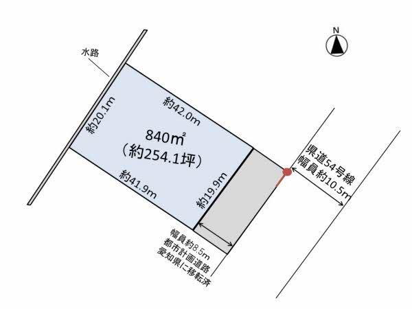 三好町西田（日進駅）　２８００万円 土地価格2800万円、土地面積840m<sup>2</sup> 