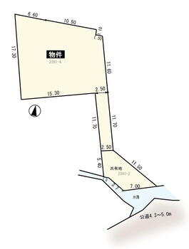 杁ノ洞（公園西駅）　１７８１万円 土地価格1781万円、土地面積292m<sup>2</sup> 