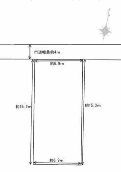 高茶屋２（高茶屋駅）　４８０万円 土地価格480万円、土地面積106.44m<sup>2</sup> 