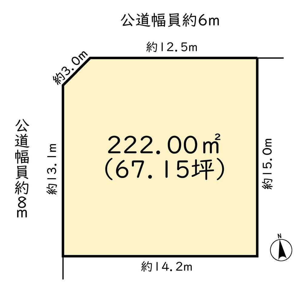 東神明町　１８００万円 土地価格1800万円、土地面積222m<sup>2</sup> 