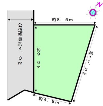 木賀本郷町南（江南駅）　５８０万円 土地価格580万円、土地面積69.65m<sup>2</sup> 