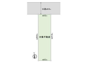 高木町１　２１８０万円 土地価格2180万円、土地面積258m<sup>2</sup> 間取り