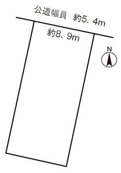 山添町２（覚王山駅）　１億２００万円 土地価格1億200万円、土地面積180.2m<sup>2</sup> 区画図