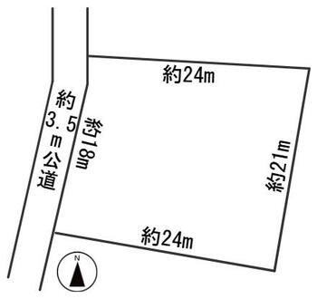 門間（南宿駅）　１０４７万円 土地価格1047万円、土地面積494.24m<sup>2</sup> 