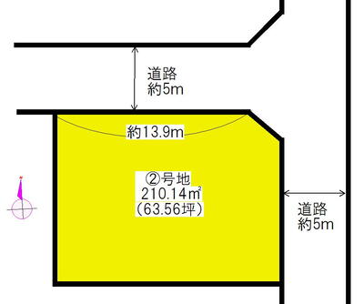 大字田光　５１０万円 土地価格510万円、土地面積209.21m<sup>2</sup> 