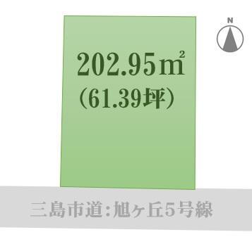 静岡県三島市旭ヶ丘 三島駅 土地 物件詳細