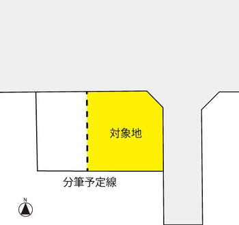 本郷町（沼津駅）　２２００万円 土地価格2200万円、土地面積158.67m<sup>2</sup> 沼津市本郷町　地形図