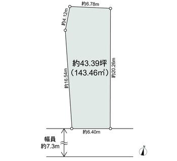 陽の光がたっぷり降り注ぐ、名城線徒歩圏の土地『瑞穂区仁所町Ｐｒｏｊｅｃ 土地価格4280万円、土地面積143.46m<sup>2</sup> 