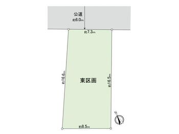 萩山台１（山口駅）　１１９０万円 土地価格1190万円、土地面積131.83m<sup>2</sup> 間取り