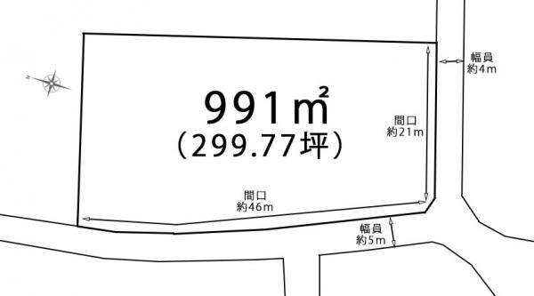 八幡野（伊豆高原駅）　３０００万円 土地価格3000万円、土地面積991m<sup>2</sup> 